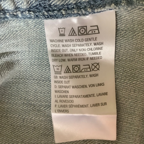 G.I.L.I. Denim Buddha Jacket Light Wash SZ 14 - Picture 12 of 16